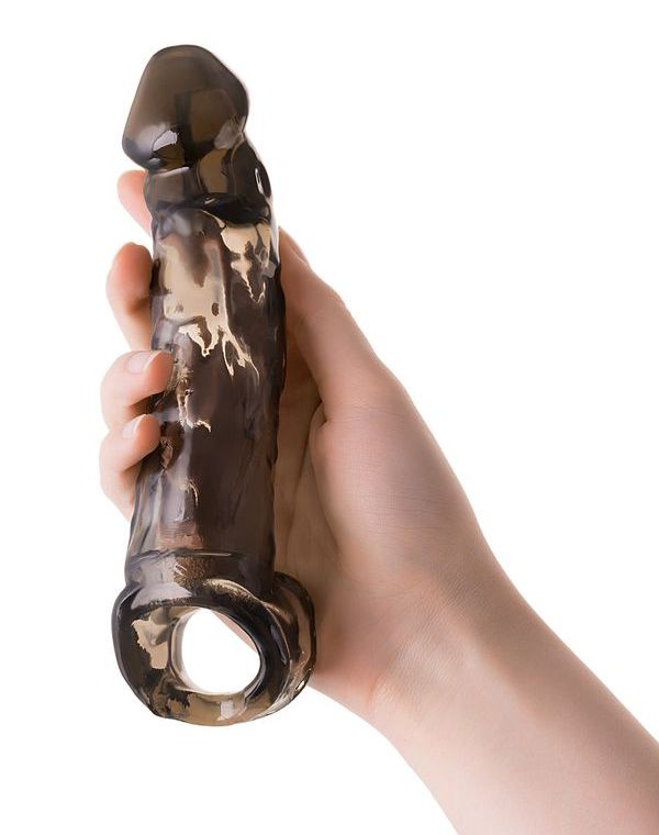 Developed using special technologies, the XLover nozzle will... XLover - Realistic Penis Sleeve - Black photo-2