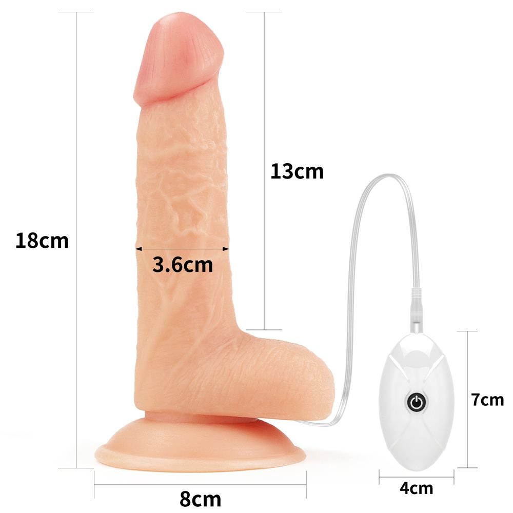 Built to deliver the most lifelike satisfaction, the vibrati... Lovetoy - 7" Vibro Easy Strapon Set photo-19