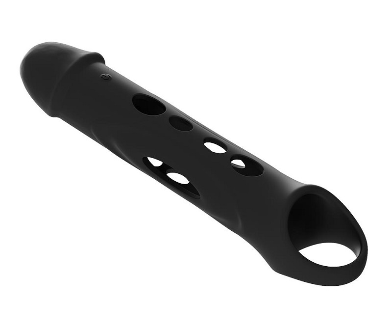 Ramrod’s Vibrating Extender provides extra length and extra ... Dreamtoys - Ramrod Vibro Extender - Black photo-3