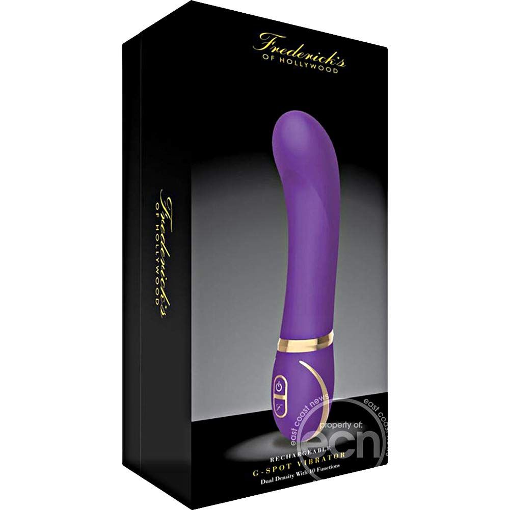 Enjoy intense pleasure with this high quality G-spot vibrato... FOH - 6'' Rechargeable G-Spot Vibrator - Purple photo-2
