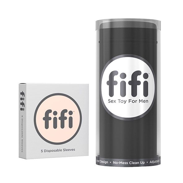 The first male sex toy with no-mess cleanup!
Just becau... Fifi - Masturbator With 5 Sleeves - Black photo-8