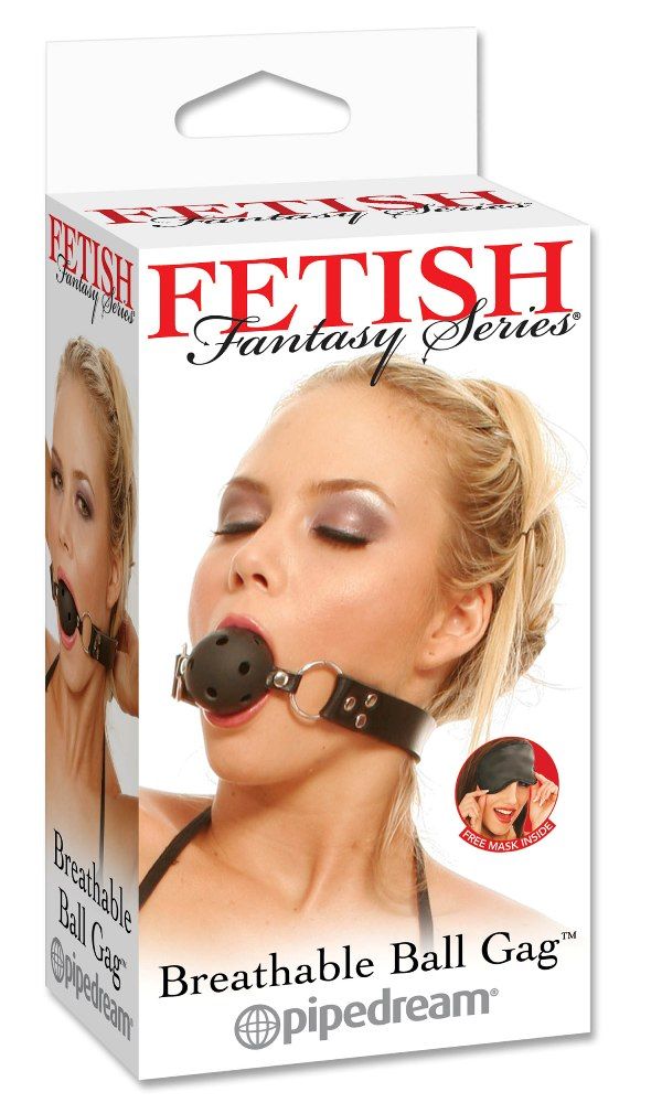 Take control of your fantasies tonight with the Fetish Fanta... Fetish Fantasy - Breathable Ball Gag - Black photo-4