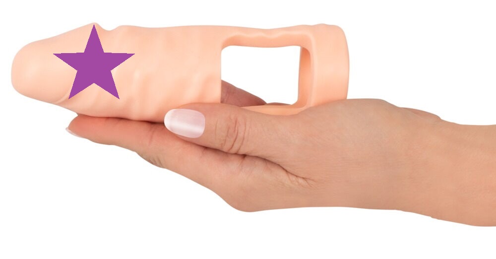 The Ball Stretcher from Realistixxx comes with a dildo and a... Realistixxx - Ball Stretcher - Flesh photo-2