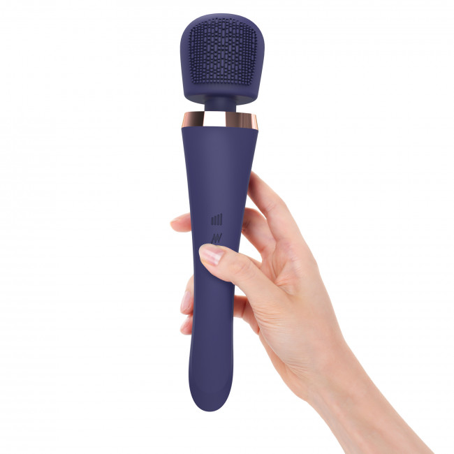 Let yourself be charmed by the slender design and the many s... Love to Love - Brush Crush Massager - Indigo photo-2