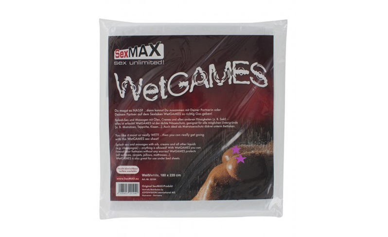 Protect your bedding during your wildest adventures with the... Joy Division - Wetgames Sex Sheet 180x220 - White photo-2