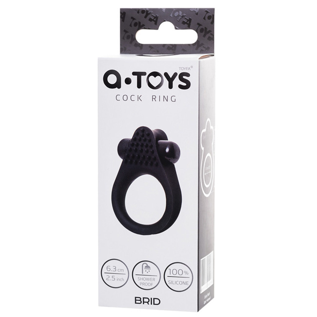 Vibrating cock ring Brid
Material: silicone
Length: 6,3, Ø ... A-Toys - Brid Vibro Ring - Black photo-6