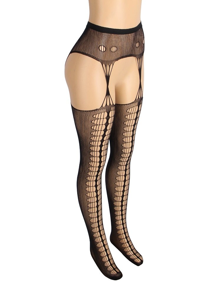 Hollow out fishnet garter stockings
Material &nb... Ohyeah - Sexy Fishnet Pantyhose - Black - XL photo-5