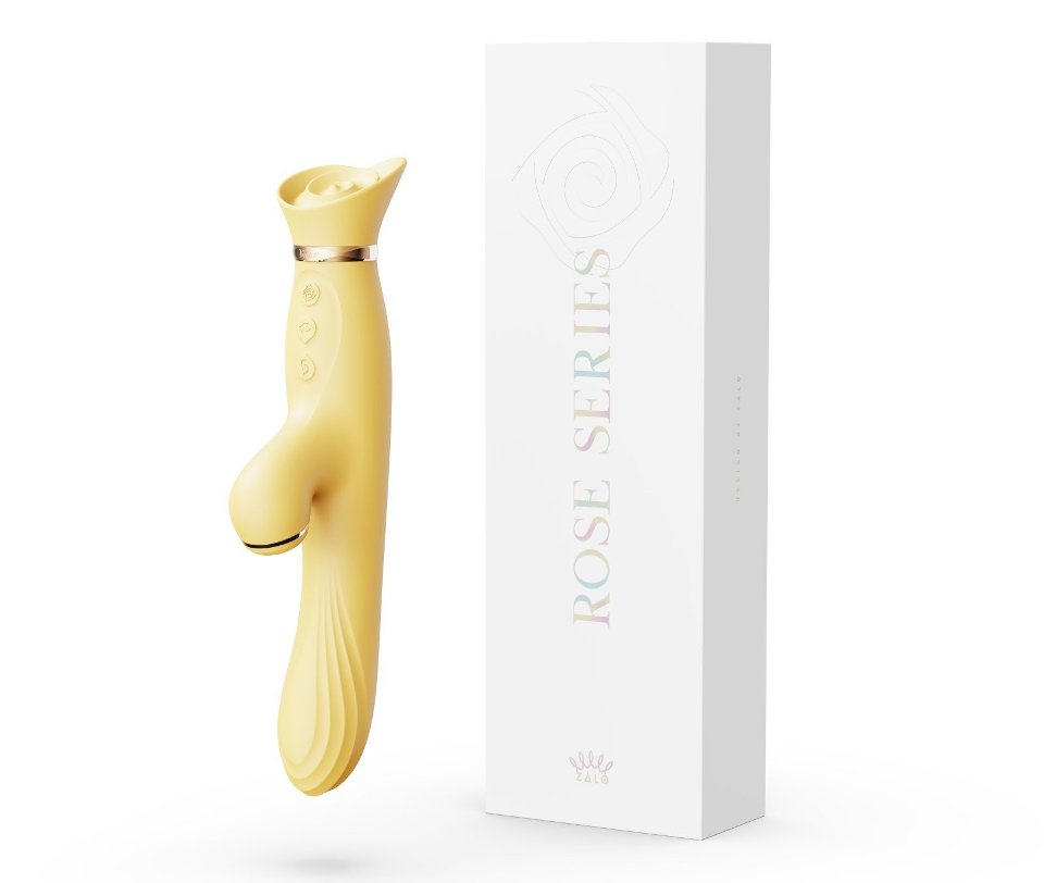 Part of the ROSE series of affordable powerful stimulators f... Zalo - Rose Vibrator - Lemon Yellow photo-14