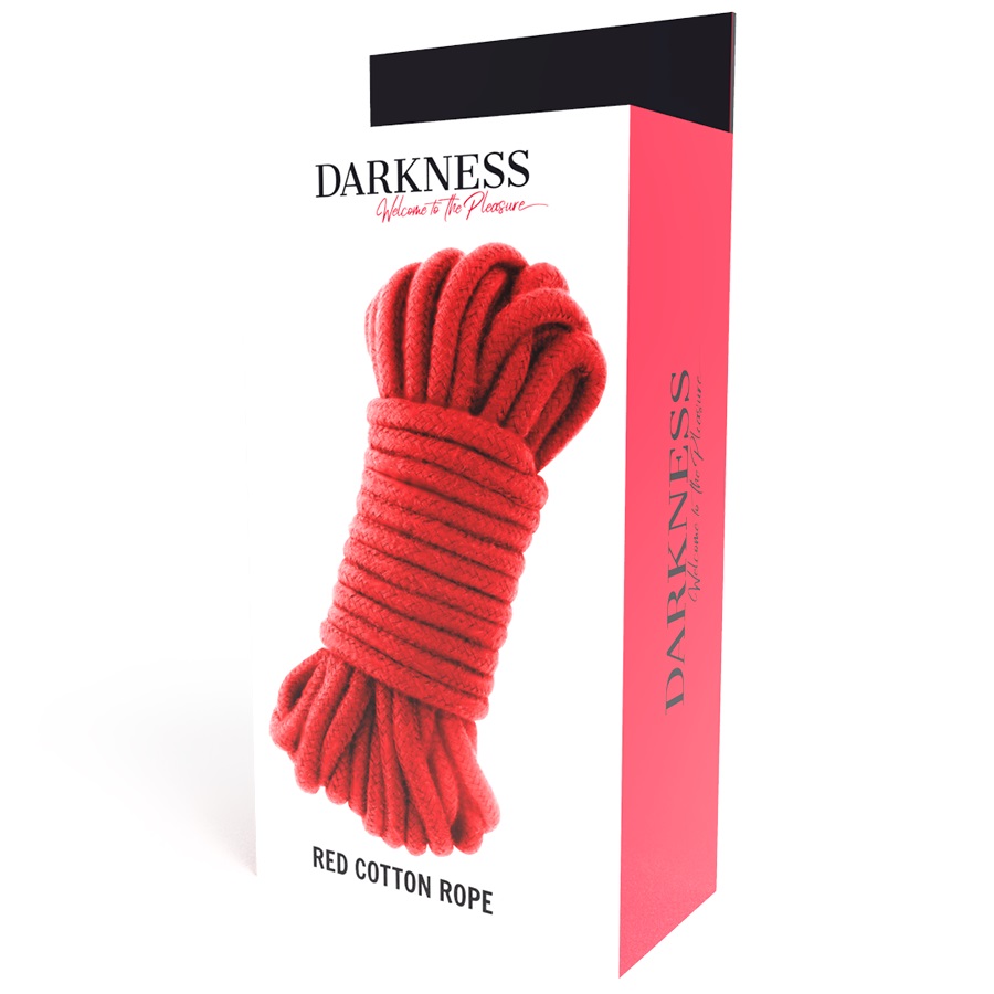 Japanese rope is a rope of domination, to be used in bondage... Darkness - Kinbaku Rope 20m - Red photo-3