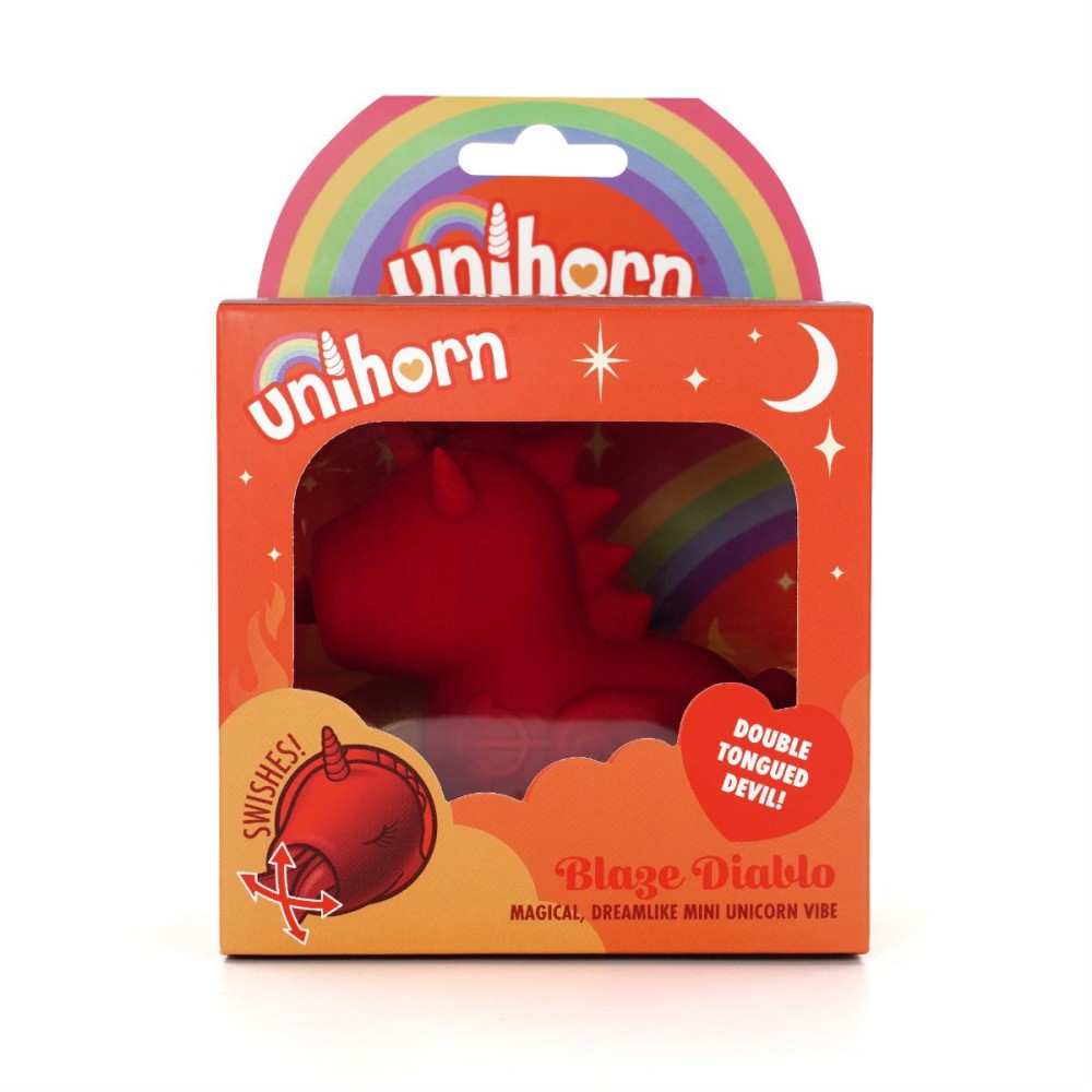 Introducing Blaze Diablo, a new addition to our best-selling... Unihorn - Blaze Diablo Clitoral Vibe - Red photo-14
