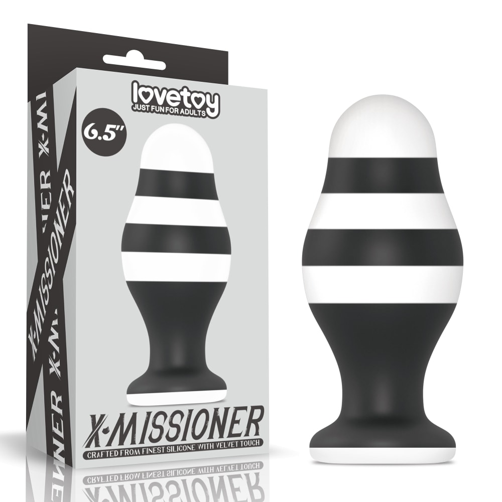 Designed to curve into your body, Crafted from finest silico... Lovetoy - 6.5" X-Missioner Butt Plug photo-9