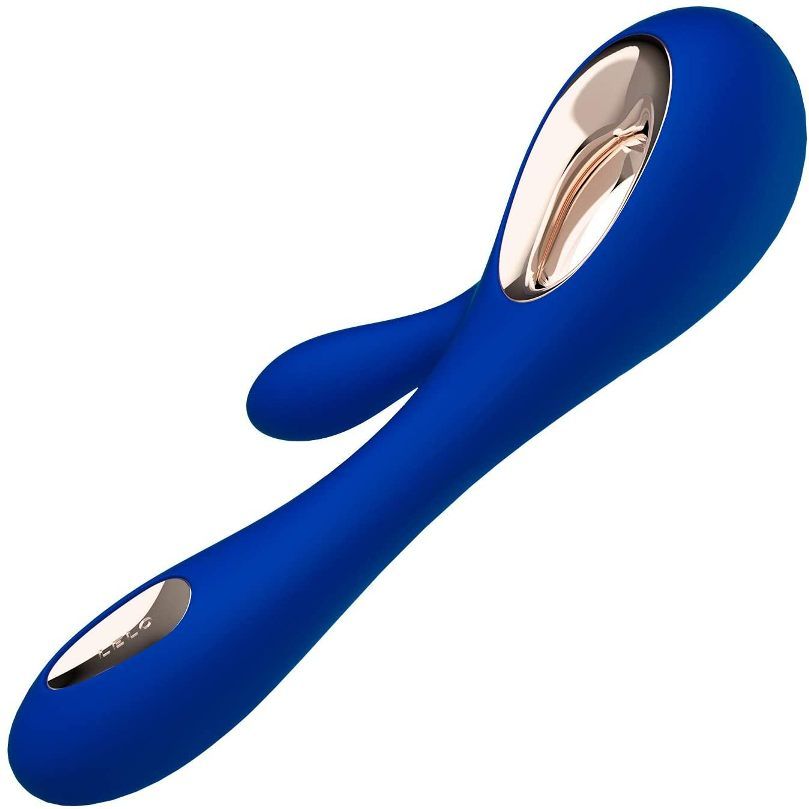 SORAYA WAVE is the world’s most luxurious rabbit massager of... Lelo - Soraya Wave Rabbit Vibrator - Midnight Blue photo-4