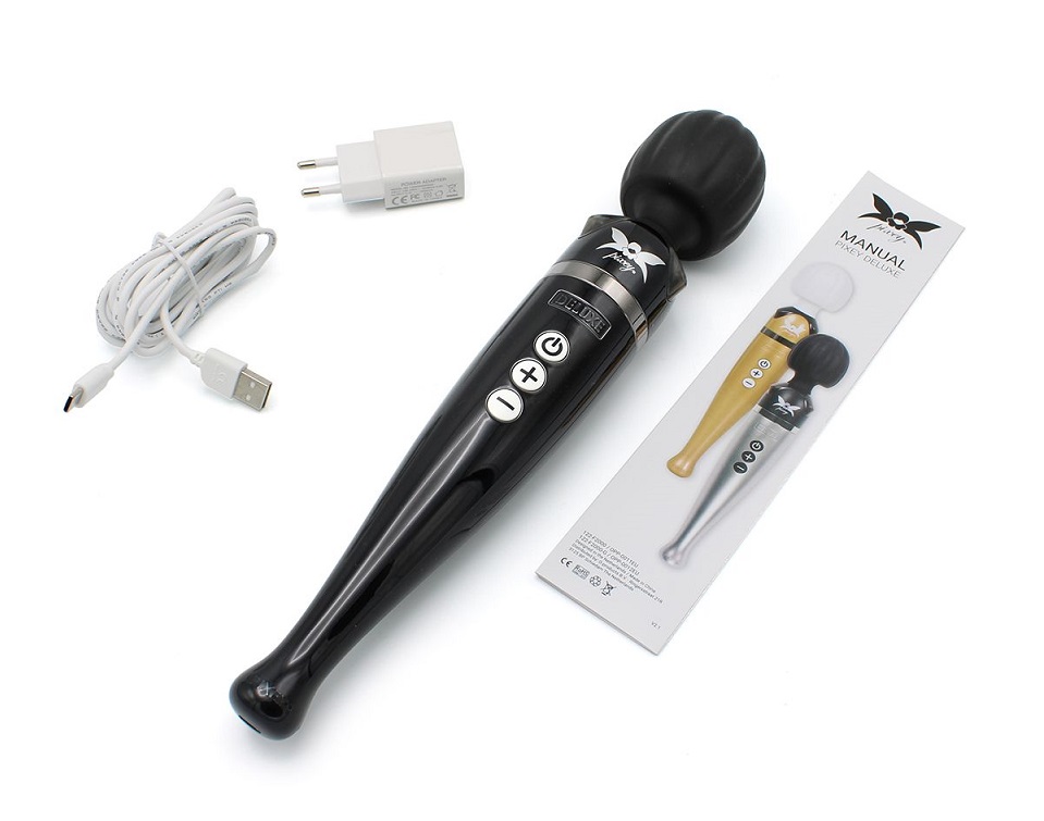 The Pixey Deluxe, world’s most powerful wireless massage wan... Pixey - Deluxe Massager - Black Chrome photo-5