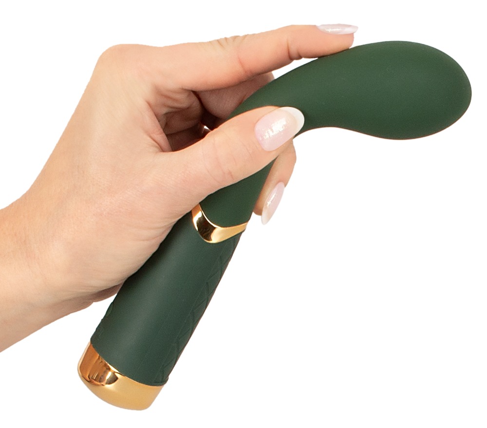 Beautiful design for G-spot stimulation!
Wonderfully curved ... Emerald Love - Luxurious G-Spot Vibe - Green photo-2