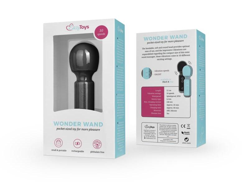 Discover this delightful Mini Vibe Wand Vibrator from EasyTo... Easytoys - Mini Vibe Wand - Black photo-7