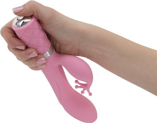 Pillow Talk - Kinky 兔子震动器 - 粉红色 照片