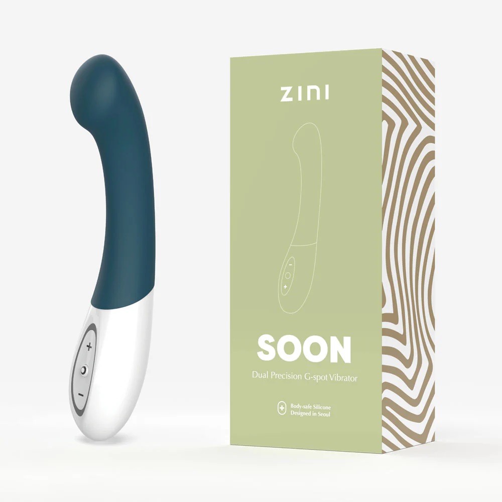 Say hello to Soon, the dual precision G-spot vibrator offeri... Zini - Soon G-Spot Vibrator - Legion Blue photo-8