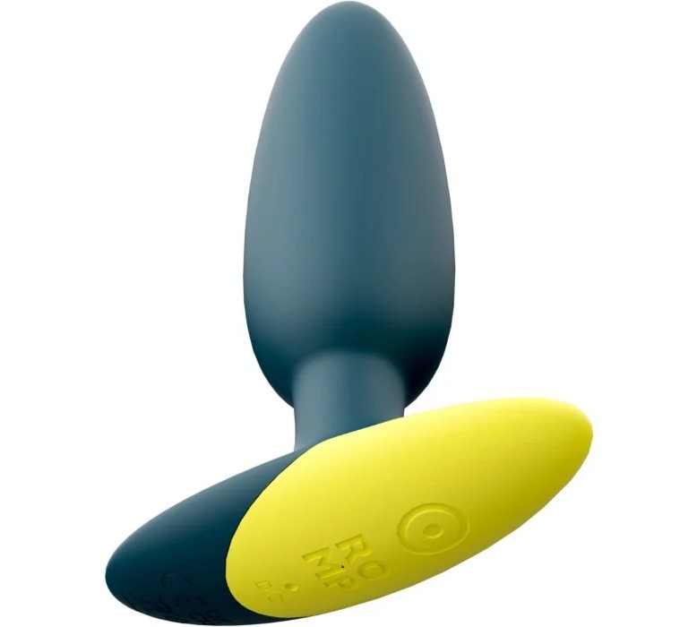 ROMP Bass is a vibrating anal plug, shaped for pleasure and ... ROMP - Bass Vibrating Anal Plug - Dark Green photo-3