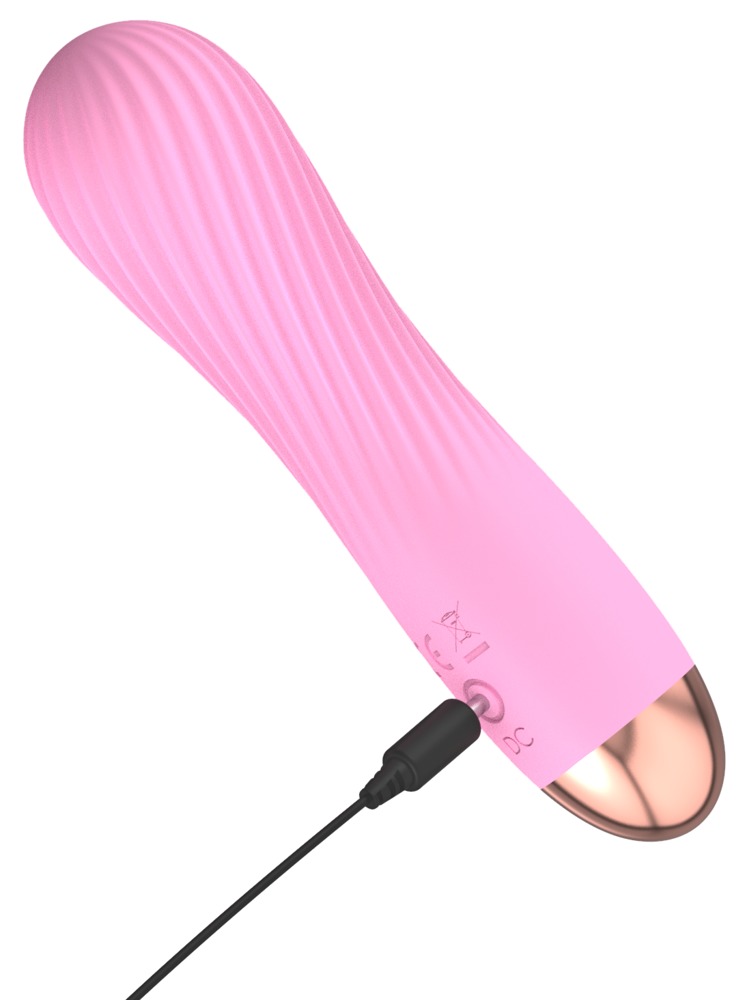 The little vibrator for a handbag!
Pink mini vibrator with a... Cuties - Grooved Mini Vibrator - Pink photo-4