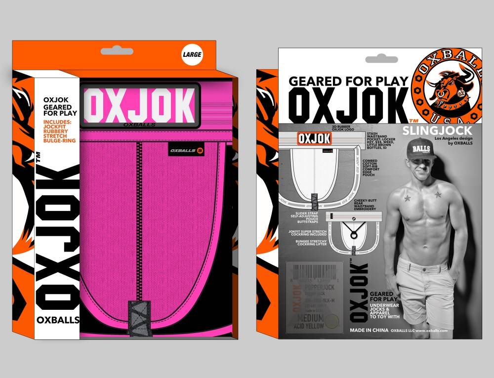 SLINGJOCK from OXJOK is a daily-wear jock soft-rib comfort j... Oxjok - Slingjock w Ring - Pink Sky - XXL photo-13