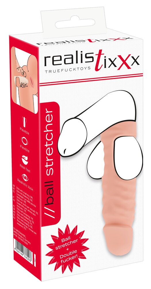 The Ball Stretcher from Realistixxx comes with a dildo and a... Realistixxx - Ball Stretcher - Flesh photo-11