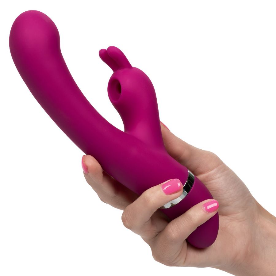 Indulge into passionate playtime with the Foreplay Frenzy Bu... CEN - Foreplay Frenzy Bunny Kisser Vibe - Purple photo-2