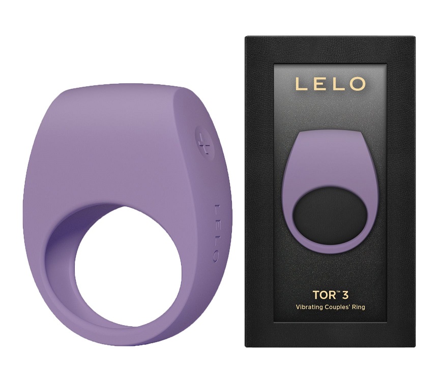 Aim for more intense mutual orgasms using TOR 3 app-connecte... Lelo - Tor 3 APP Ring - Violet Dusk photo-9