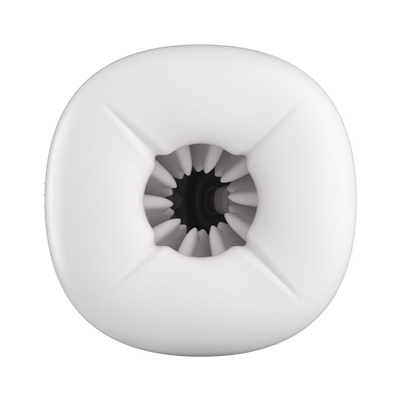Masturbation cup with thrusting, vibrating and heating funct... AK - Super S1 Thrusting Masturbator - White photo-3