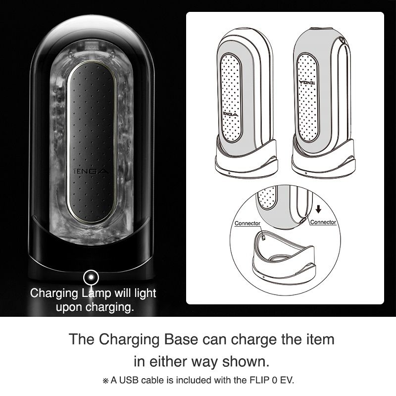 With a firmer material than the original FLIP ZERO EV, the v... Tenga - Flip Zero Electronic Vibration - Black photo-3