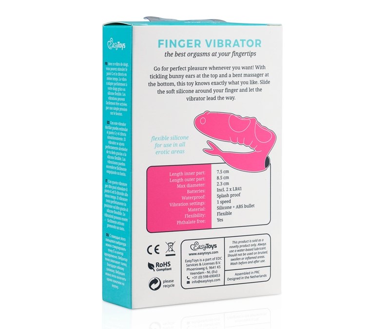 With a finger vibrator like this, you can stimulate the G-sp... Easytoys - Finger Vibrator - Pink photo-7