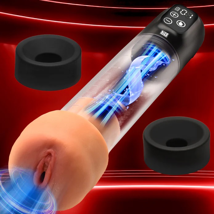 It sure feels good to get sucked, doesn't it? Well now w... Size Matters - 5X Sucking Penis Pump photo-7
