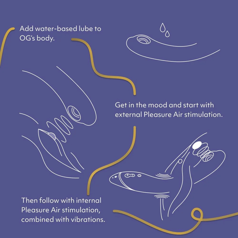 The first Pleasure Air Technology designed for the G-spot... Womanizer - OG Pleasure Air G-Spot Vibrator - Lilac photo-6