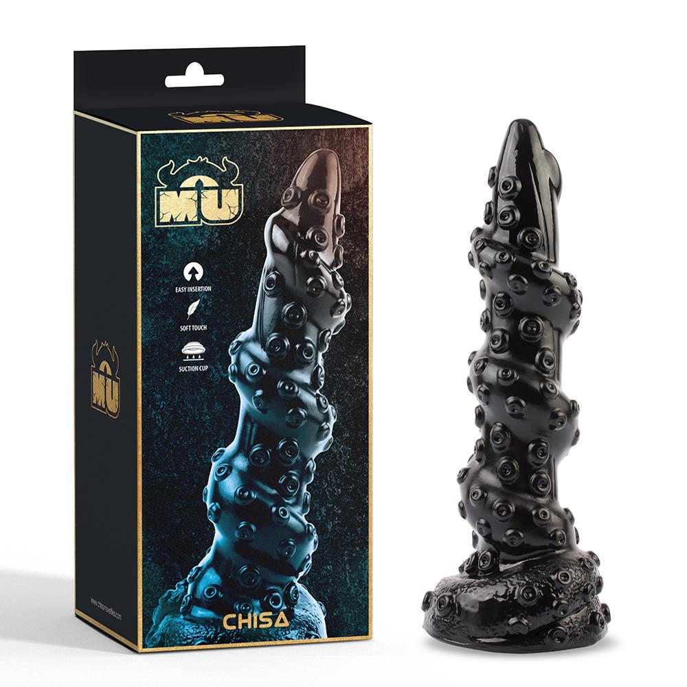 Fantasy Dildo, Suction Cup Base, Phthalate-free.
Material: ... Chisa - Octopus Bugbear Dildo - Black photo-5