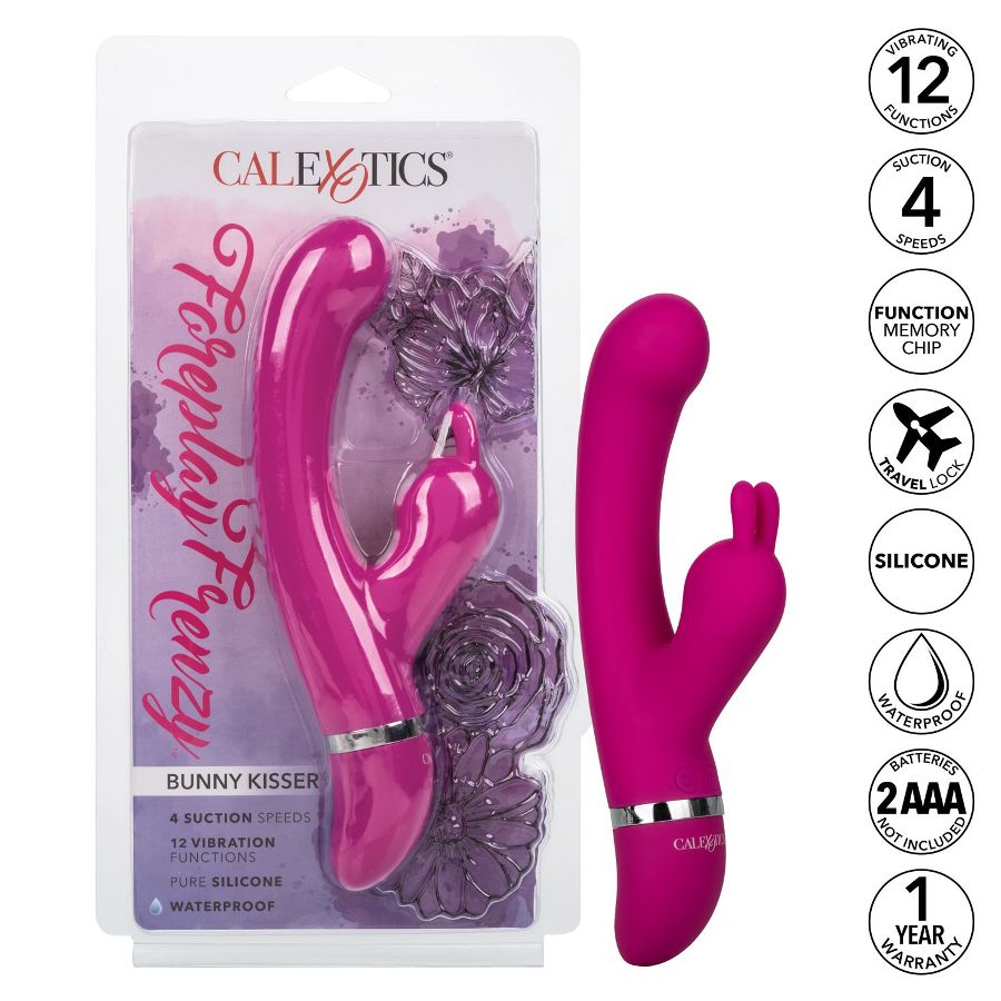 Indulge into passionate playtime with the Foreplay Frenzy Bu... CEN - Foreplay Frenzy Bunny Kisser Vibe - Purple photo-14