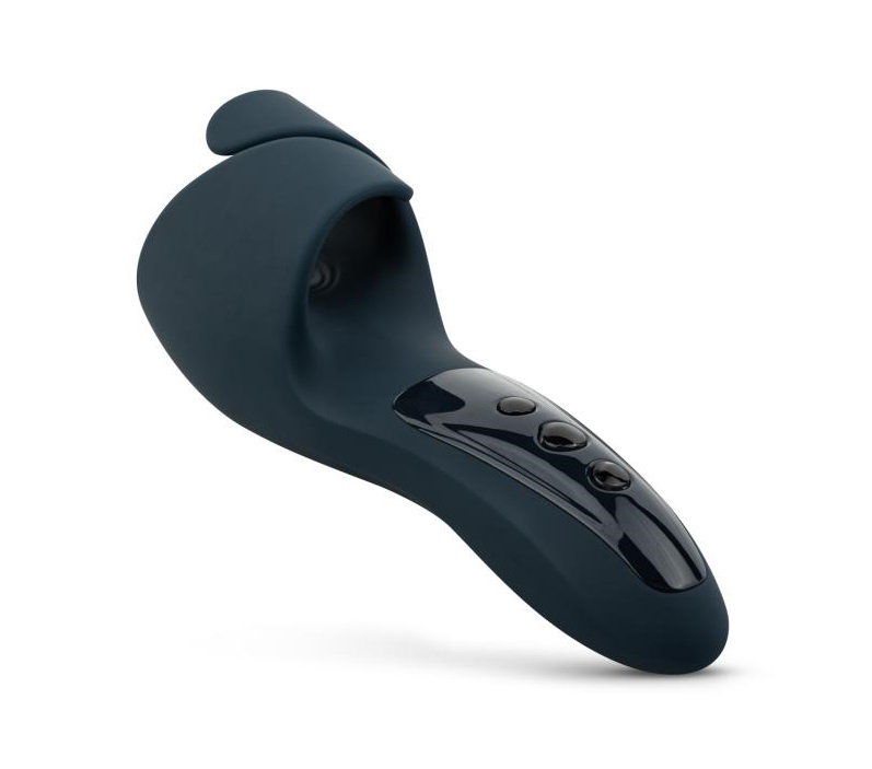 The Boners electric masturbator features an open design, mak... Boners - Vibro Head Masturbator - Blue photo-4