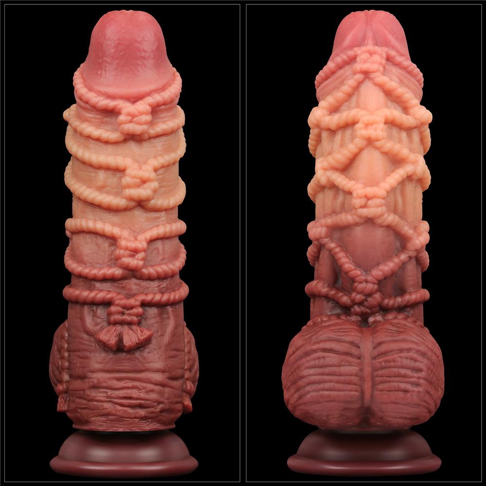 Built to deliver the most lifelike satisfaction, Love Toy Ki... Lovetoy - 9.5" Dual Layered Cock w Rope photo-8