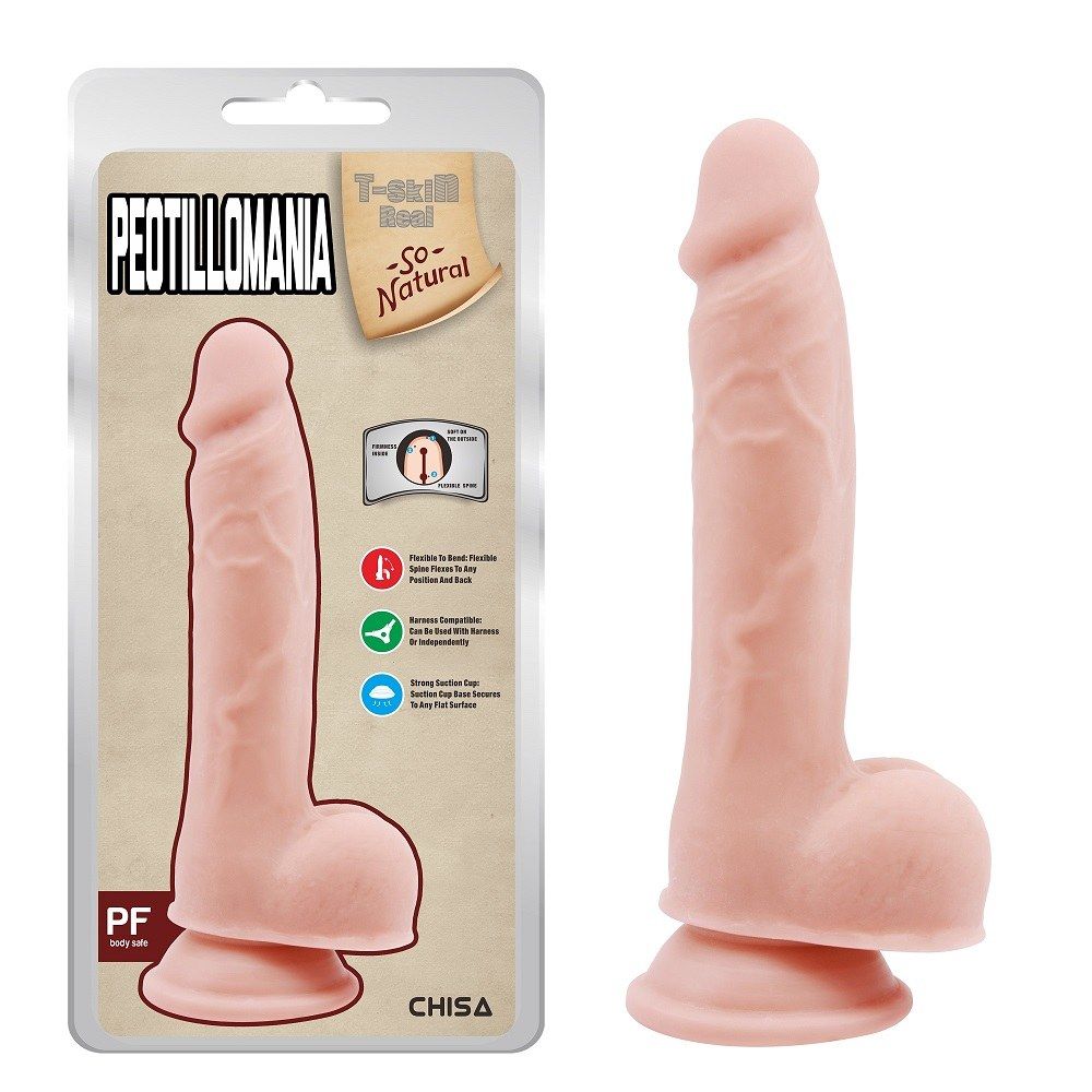 Anti-bacterial, Better-thanreal, Flexible Spine, Dual Densit... Chisa - Peotillomania Dildo - Flesh photo-3