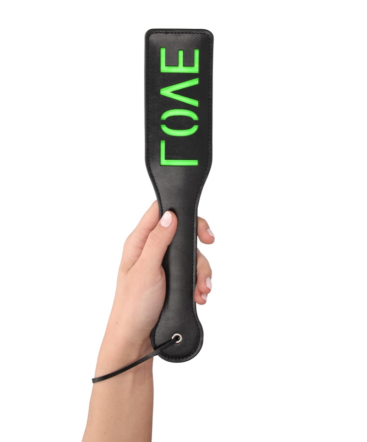 Ouch! Glow in the Dark, the future of bondage is here. Desig... Ouch - Glow In Dark Love Paddle photo-2