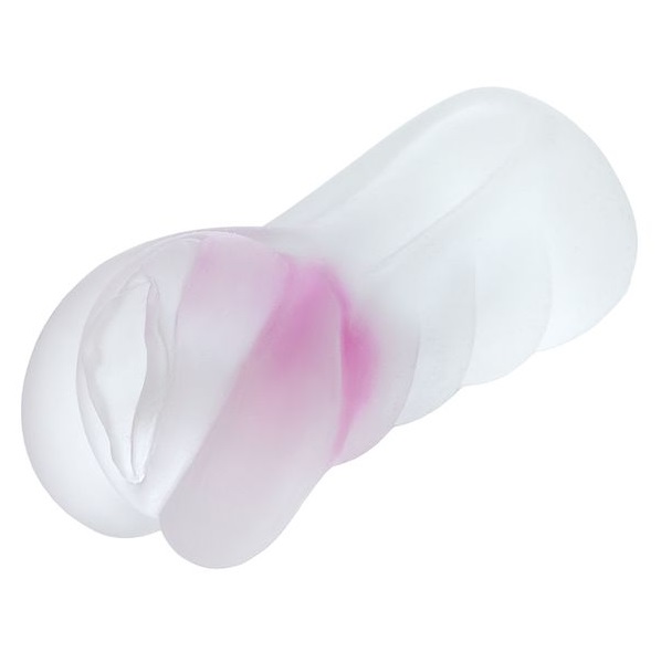 This delicate rose answers your expectations for tenderness ... Juicy Pussy - Crystal Rose Masturbator - Clear photo-4