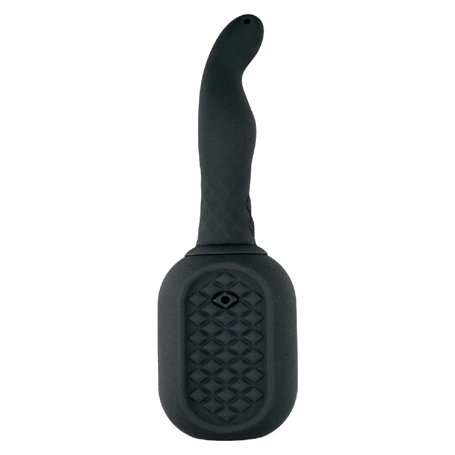 The Nasstoys Vibrating Anal Douche makes douching easy and p... Nasstoys - Vibro Anal Douche - Black photo-2