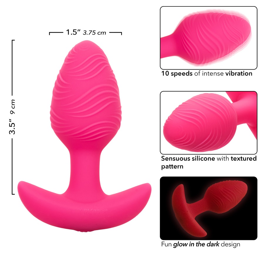 Dive into a world of adventurous pleasure with the Cheeky Vi... CEN - Cheeky Glow Vibro Plug - Pink photo-8