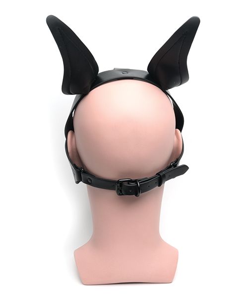 A puppy play hood designed for the fetish world, meticulousl... 665 - Playful Puppy Face Mask - Black photo-4