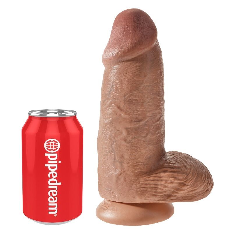 Do you want your first dildo to look and feel just like the ... King Cock - Chubby - Caramel photo-6