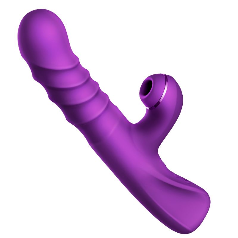 Body-safe silicone
Sucking, vibrating and thrusting functio... Erocome - Phoenix - Purple photo-3