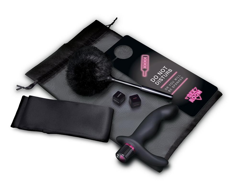 Create an erotic playground with the Sex Room Prostate Play ... Dreamtoys - Sex Room Prostate Play Set - Black photo-9