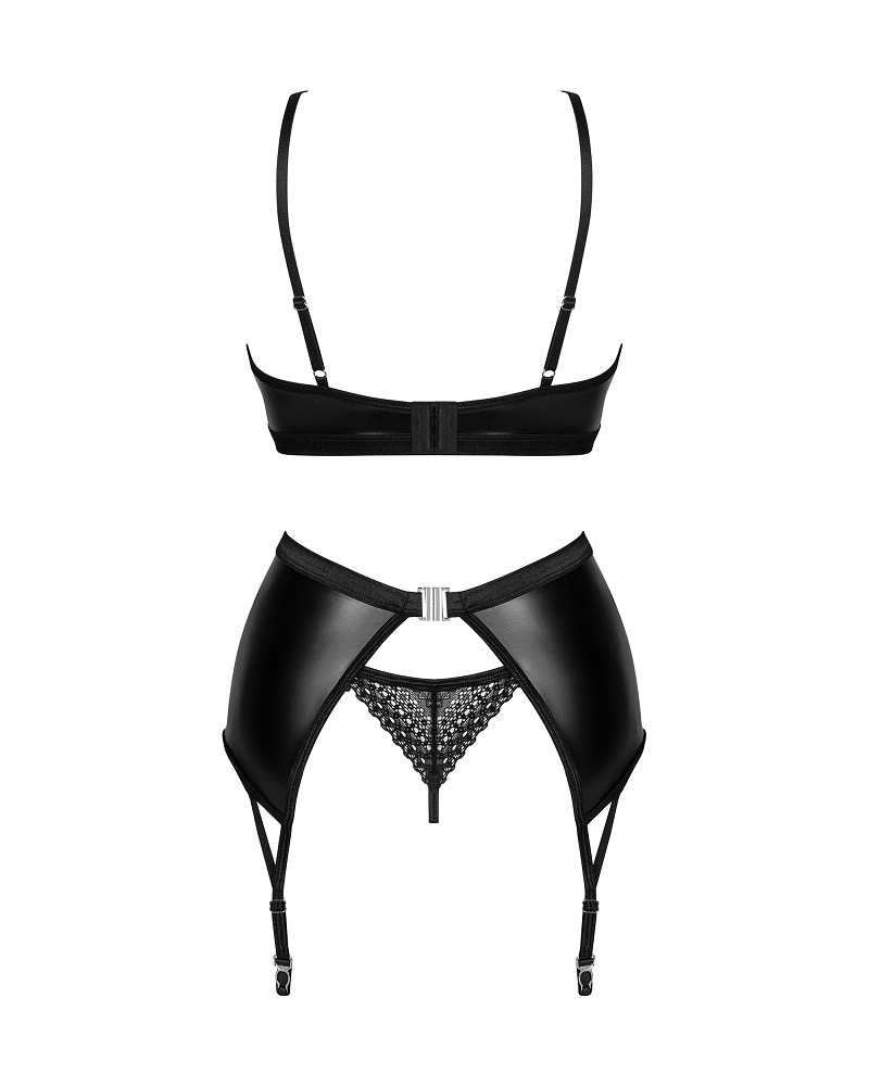 You don't like boredom, you like to break the rules and ... Obsessive - Norides 3pcs Set - Black - M/L photo-8