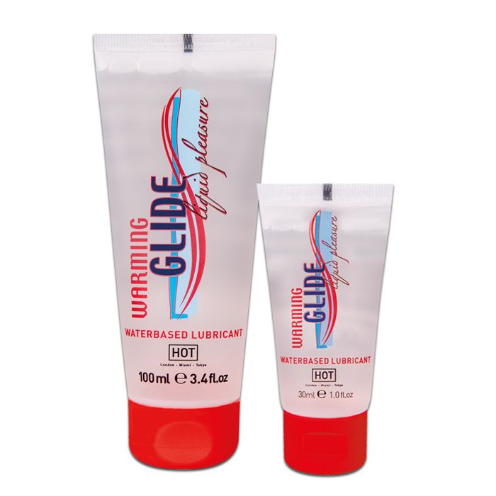 Very high quality, water-soluble lubricating gel with a warm... Hot - Glide Liquid Pleasure Warming Lube Water-Based - 100ml photo-2