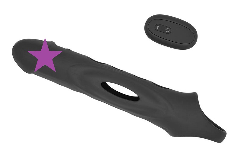 Ramrod’s Vibrating Extender provides extra length and extra ... Dreamtoys - Ramrod Vibro Extender - Black photo-2
