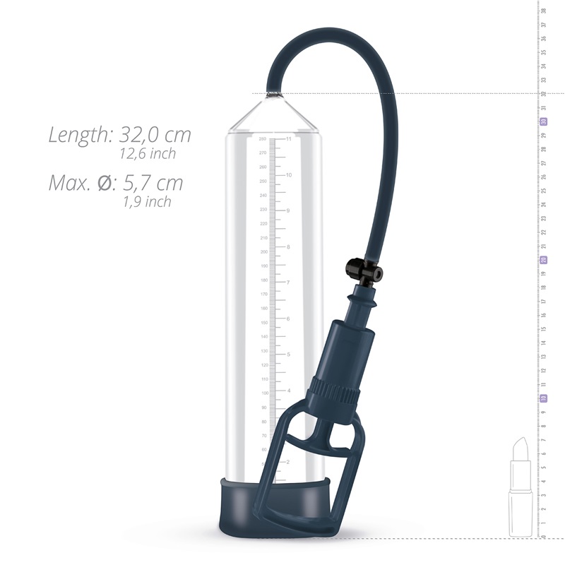 Give your penis more volume with this large penis pump. Appl... Boners - Penis Pump No.2 - Black photo-4