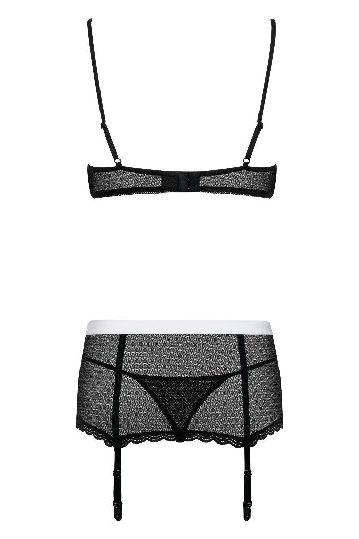 Sexy room service? Just arrived! Surprise your lover and cha... Obsessive - Maidme Set 5-pcs - Black - L/XL photo-11